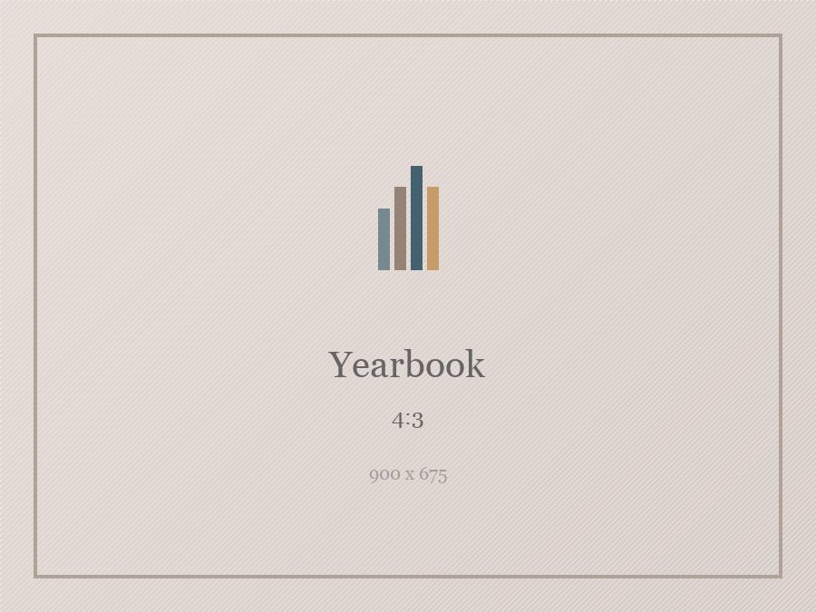 Pagină yearbook cu spațiu pentru semnături